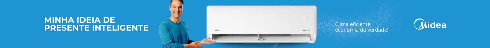 Ar-condicionado Midea em oferta!