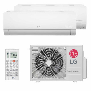 Ar Condicionado LG Multi Split Bi Split Inverter 18000 BTUs 1X9000+1X12000 220V Quente e Frio A2UW18GFAC Ar Condicionado LG Multi Split Bi Split Inverter 18000 BTUs 1X9000+1X12000 220V Quente e Frio A2UW18GFAC