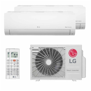 Ar Condicionado Multi Bi Split Inverter LG 18000 BTUs 1X9000 + 1X12000 Quente e Frio 220V Z2UW18GFB1.AWGZBR1 Ar Condicionado Multi Bi Split Inverter LG 18000 BTUs 1X9000 + 1X12000 Quente e Frio 220V Z2UW18GFB1.AWGZBR1