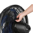 Ventilador de Coluna Arno 150W 40CM 7 Pás 3 Velocidades Preto e Azul VE7C 220V